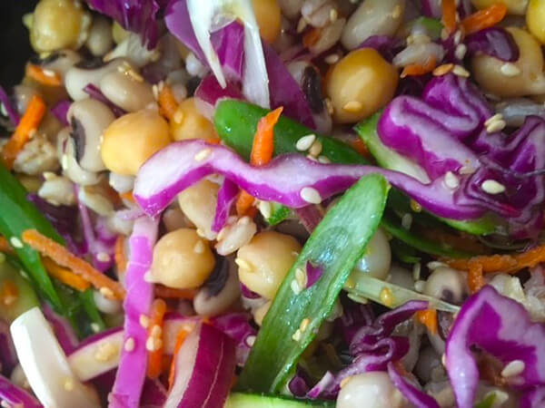 Healthy Pine Nut Salad at Willes Cafe Bulimba