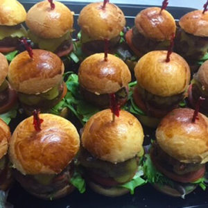 Special Finger Foods Catered at your Brisbane Party - Willes Fine Foods Mini Beef Burgers